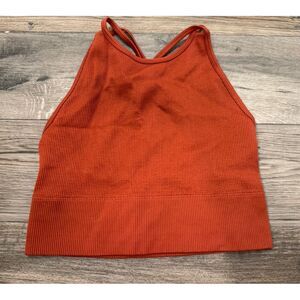 Gilly hicks high neck cross back bra bralette crop‎ top large